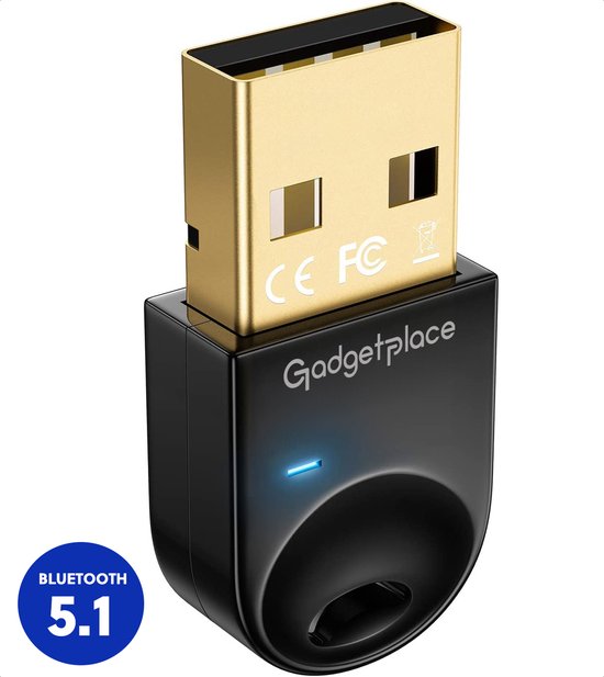 Bluetooth 5.1 Adapter voor PC - Bluetooth dongle - Bluetooth receiver - Windows 11/10/8.1/8/7/XP