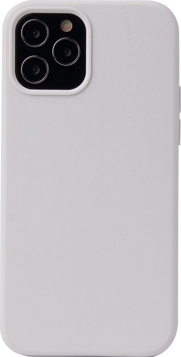 iPhone 15 PRO Hoesje - Liquid Case Siliconen Cover - Shockproof - Wit - Provium