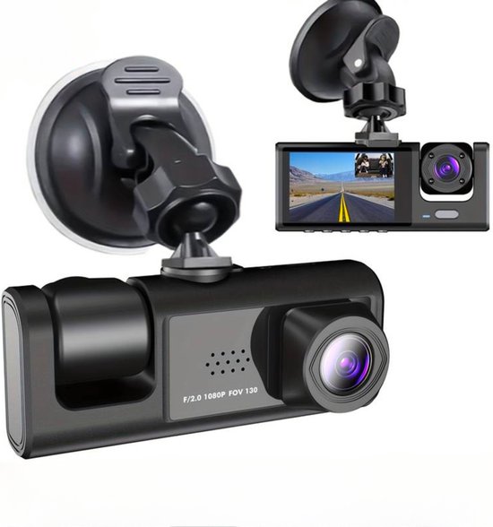Caméra de sécurité intérieure/extérieure 1080P HD USB Caméra de voiture  Vision nocturne Enregistreur de conduite