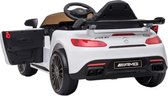 Mercedes GTR AMG - Voiture électrique pour enfants - voiture à batterie - 3 à 8 km/h - blanche