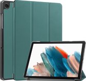 Case2go - Tablet hoes geschikt voor Samsung Galaxy Tab A9 Plus (2023) - Tri-fold hoes met auto/wake functie - 11 inch - Groen