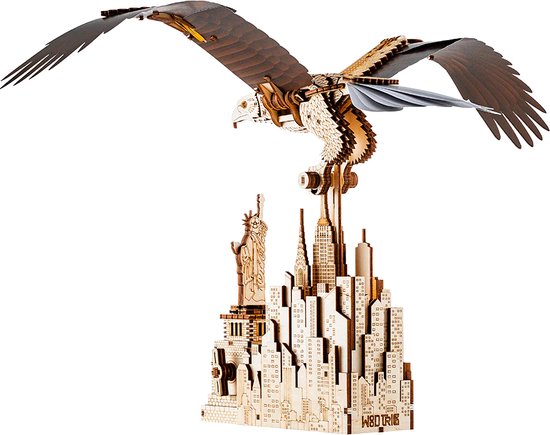 Wood Trick - Modélisme Puzzle 3D en bois ' Liberty Eagle' - 308