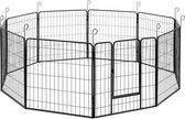 Wiesenfield Puppy ren - met deur - 10 modulaire segmenten - voor binnen en buiten