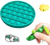 Fidget toys pakket onder de 15 euro - onder 20 euro - fidgets set - pop it - pea popper - squishy - ring - 4 stuks