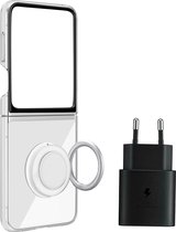 Samsung EF-XF73KKTEGWW, Folio porte carte, Samsung, Galaxy Z Flip5, 17 cm (6.7"), Transparent