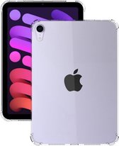Shop4 - Geschikt voor iPad mini (2021) Hoes - Zachte Back Case Transparant