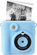 GILA Kindercamera Blauw - Instant Foto's Maken - Direct Printen - Inclusief Geheugenkaart