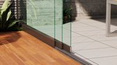 The Garden Gallery | 3-Rail Glazen Schuifwand met Helder Glas