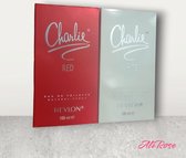Revlon Charlie - Set 2 pièces - Rouge & White - 2x 100ml - Eau de toilette - AliRose
