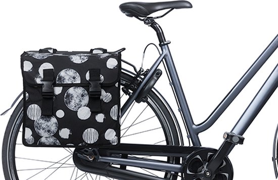 Basil Mara XL Sphere - Dubbele Fietstas - 35 liter - zwart/grijs van Basil — afbeelding 3