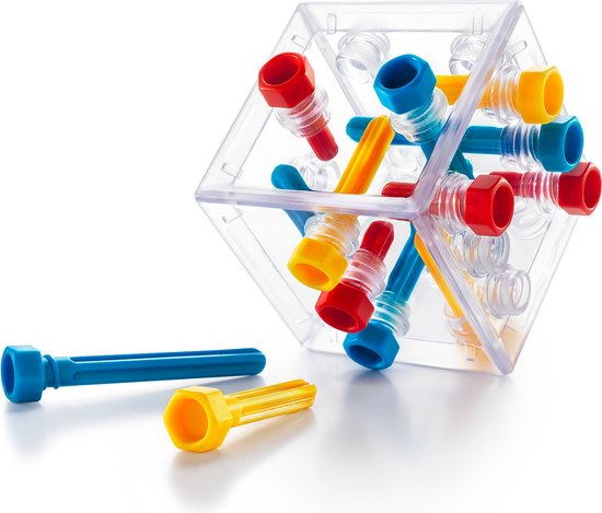 SmartGames - Criss Cross Cube - breinbreker met 80 opdrachten - sudoku kubus - Fidget