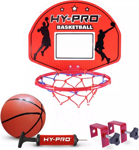 Ensemble de panier de basket-ball Hy- Pro avec pompe à ballon | bol