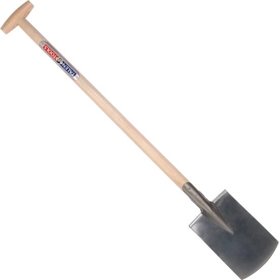 Talen Tools - Damesspade - Blank gepolijst - Essenhouten steel - 85 cm van Talen Tools — afbeelding 3