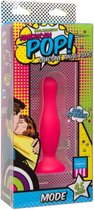 Mode - Silicone Anal Plug - 4.5 Inch - Pink