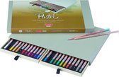 Bruynzeel design 24 crayons pastel