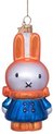 Ornament glass Nijntje/Miffy in the snow H11cm w/box