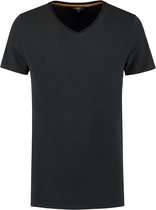 Tricorp 104003 T-Shirt Premium V Hals Heren - Zwart - M