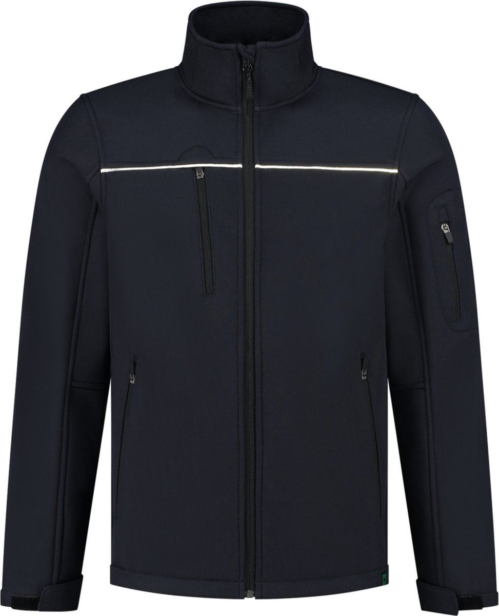 Tricorp 402701 Softshell Luxe Rewear - Marineblauw - S