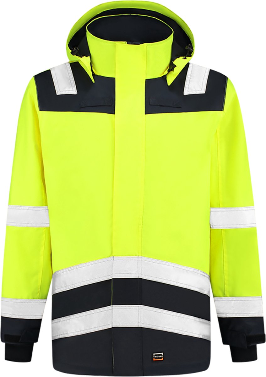 Tricorp 403020 Parka High Vis Bicolor - Fluo Geel/Inkt - 5XL