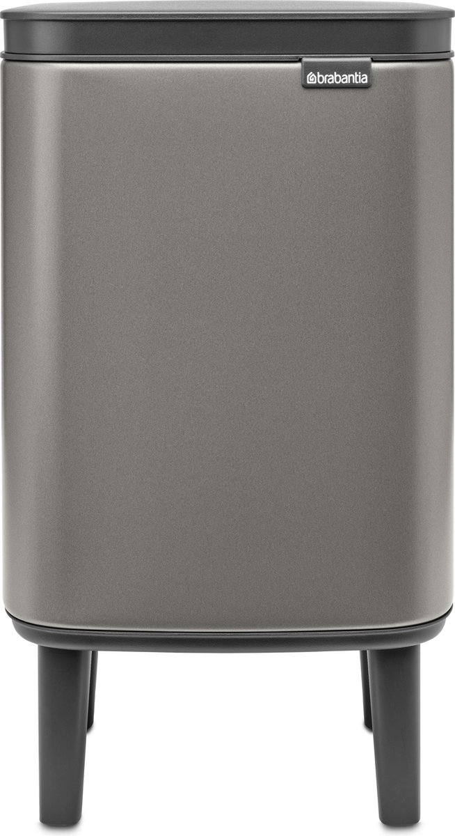 Goedkoopste Brabantia Bo Hi Prullenbak - 4 liter - Platinum