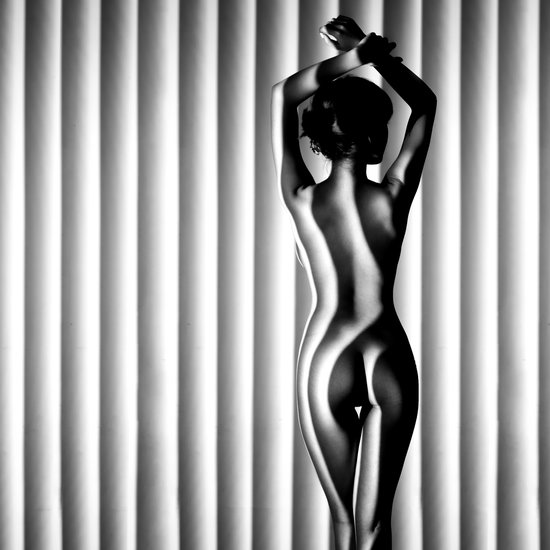 Kristal Heder Galerie kwaliteit Plexiglas 5mm. - Blind Aluminium Ophang-frame - Fotokunst 'Shaduw'- 60 x 90