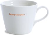 Keith Brymer Jones Bucket mug - Beker - 350ml - happy thoughts -