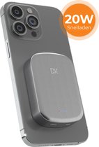 Douxe PB-M 10.000 - Powerbank sans fil avec recharge rapide MagSafe - Chargeur sans fil 20W pour iPhone 12 & 13 - Format de poche - Chargeur magnétique