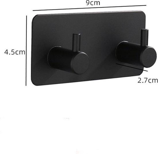 INTERSTEEL Kapstok RVS geborsteld met 3 kledinghangers kopen