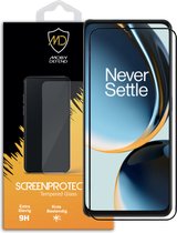 OnePlus Nord CE 3 Lite Screenprotector - MobyDefend Screensaver Met Zwarte Randen - Gehard Glas - Glasplaatje Geschikt Voor OnePlus Nord CE 3 Lite