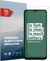 Rosso 9H Tempered Glass Screen Protector Geschikt voor Nokia G42 | Glasplaatje | Beschermlaag | Beschermglas | 9H Hardheid