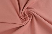 50 meter molton stof - Oud roze - 100% katoen - Molton stof op rol