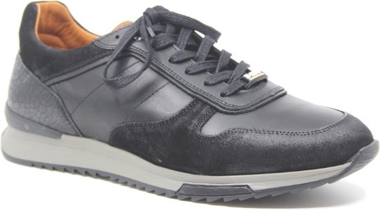 Berkelmans, Oyama Black, 232140204-S, Zwarte heren sneakers