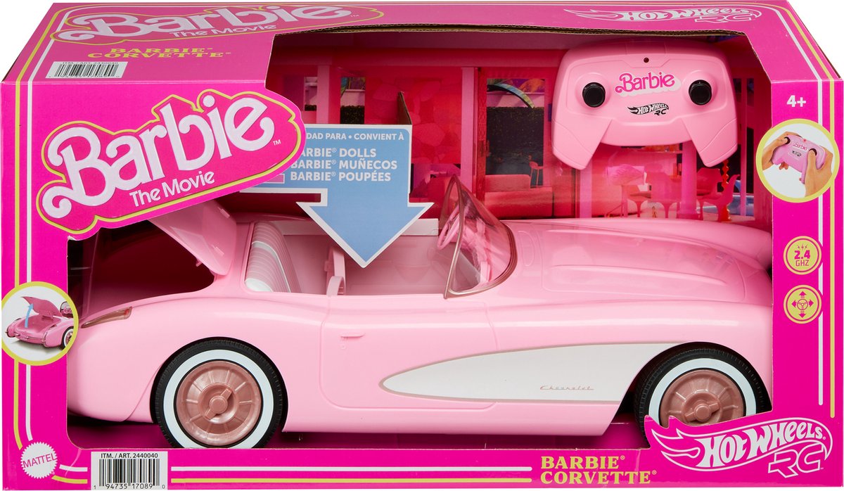 Voiture Barbie En Plastique Rose