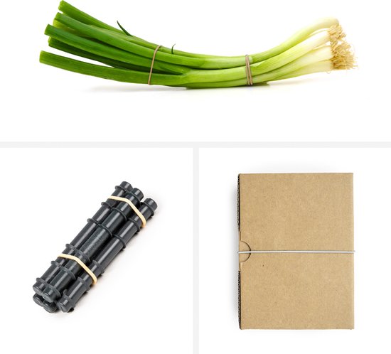 Bandes de caoutchouc - Caoutchouc - Marron - 15x1,5 mm - Environ 7700 pièces - Petits élastiques