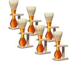 Bosteels Pauwel Kwak koetsiersglazen 33cl set van 6 - Bier Glas in Houder - 0,33 l - 330 ml Bosteels Pauwel Kwak koetsiersglazen 33cl set van 6 - Bier Glas in Houder - 0,33 l - 330 ml
