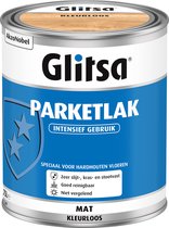 Glitsa Acryl Parketlak Mat - Transparant - 750 ml