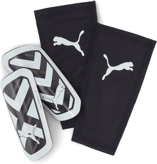 Puma Ultra Flex Sleeve Scheenbeschermer – Zwart / Wit | Maat: L