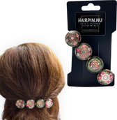 Hairpin.nu-Hairclip-Haarspeld-cabochon-bloem-print