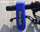 Grip-Lock slot voor motorfietsen en scooters blauw