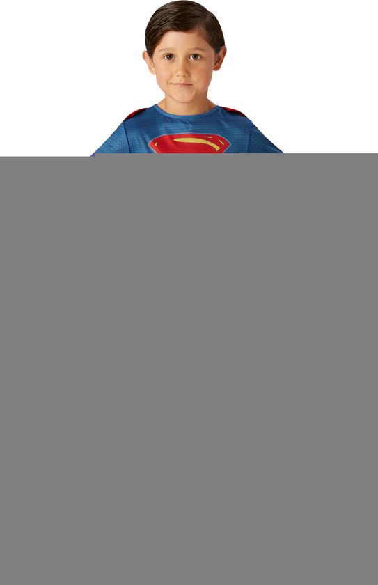 Rubie's Verkleedpak Justice League Superman Junior Blauw Mt 140