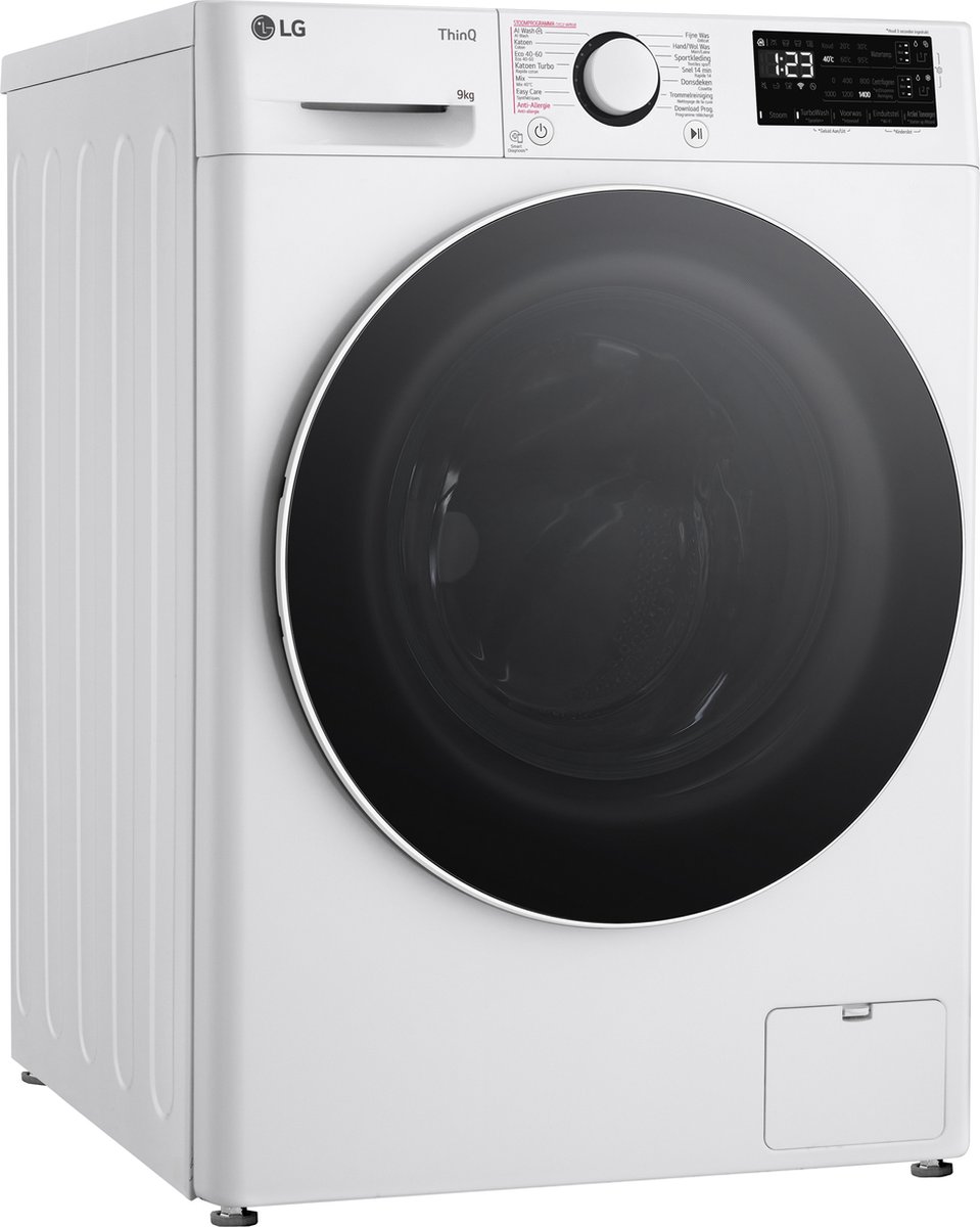 LG F4WR3509S0W - A-10% - 9 kg Wasmachine - Slimme AI DD™ motor -  EzDispense™ -... | bol.com