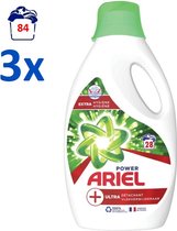 Ariel Vloeibaar Wasmiddel + Ultra Vlekverwijderaar - 3 x 28 Wasbeurten - Voordeelverpakking