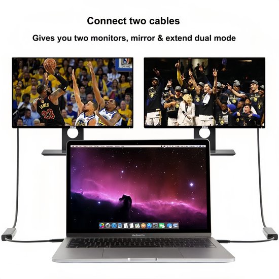 MMOBIEL Câble Adaptateur USB-C vers DVI - USB-C Mâle vers DVI-D Mâle Dual Link Adapté pour MacBook, iPad, Dell XPS - Convertisseur pour Moniteur, TV, Projecteur - 1080p Full HD 60Hz - Or - 1,8 m
