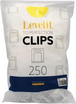 Levelit Spacer Clips - Afstandhouders - Nivelleer Tegel clips - Nivelleersysteem 1mm - 250 stuk