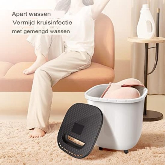 Camping Wasmachine Voor Ondergoed MazrekuHome® - Mini Wasmachine - Kleine Wasmachine - Voor De Kleine Was Draagbaar Opvouwbaar 8l Met Spindroger Centrifuge Kleine Kleding Wassen