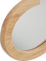 Atmosphera Wolk wandspiegel / spiegel - Met pompons - 40 x H 36 cm - Hout