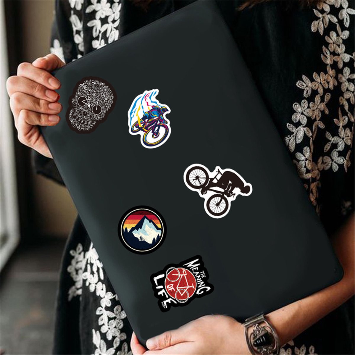 Déco Laptop Valise 100 Autocollants Imperméables KGDUYC - Décoratifs