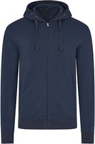 Men´s Hooded Jacket 'Premium' met ritssluiting Navy - XXL