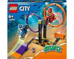 LEGO City Stuntz Spinning Stunt-uitdaging Actieset - 60360