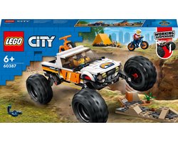 foto van LEGO City 4x4 Terreinwagen avonturen - 60387